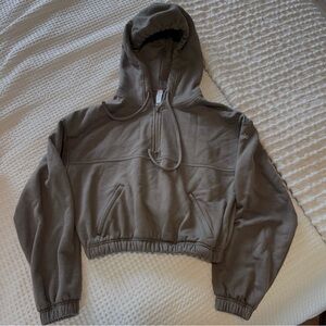 ALO Yoga Zip-Up Hoodie in Olive